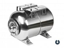 Гидроаккумулятор Unipump 24 л (нерж.) горизонтальный (85109)