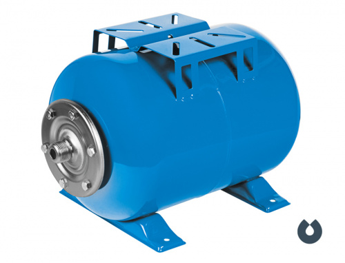 Гидроаккумулятор Unipump 24 л горизонтальный (58447)
