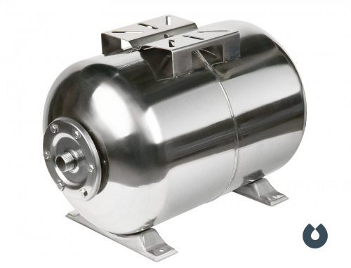 Гидроаккумулятор Unipump 80 л (нерж.) горизонтальный (21266)